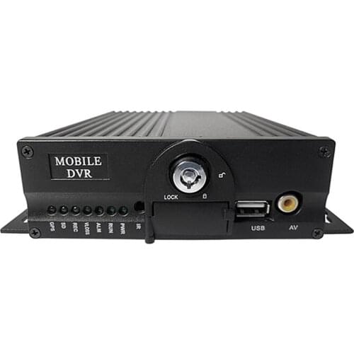 4CH SD Card MDVR AHD 1080P 2 million pixels Local Monitoring Trailer / Truck / bus