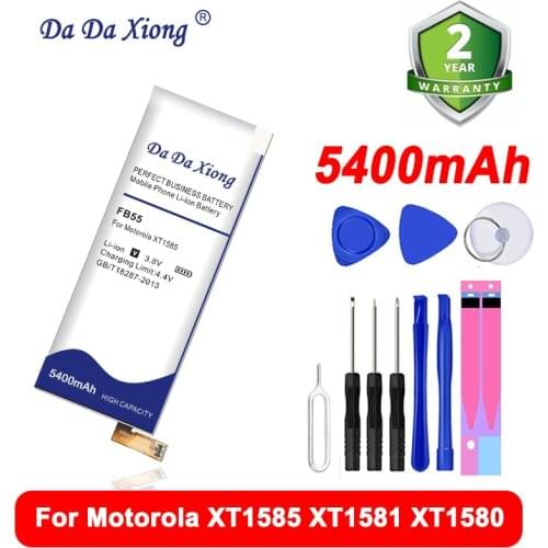 Da Da Xiong Original FB55 4950mAh Battery for Motorola Moto DROID Turbo 2 XT1585 XT1581 XT1580 Moto X Force