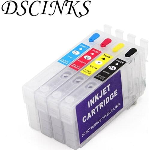 Australia E3451Refillable ink cartridge E3451 E3452 E3453 E3454 with chip For Epson WorkForce Pro WF-3720 WF-3725 printer