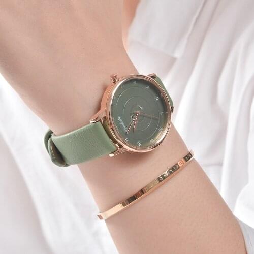 Top brand womens watch leather rose gold dress female clock simple fashion ladies watch zegarek damski relogio feminino gift