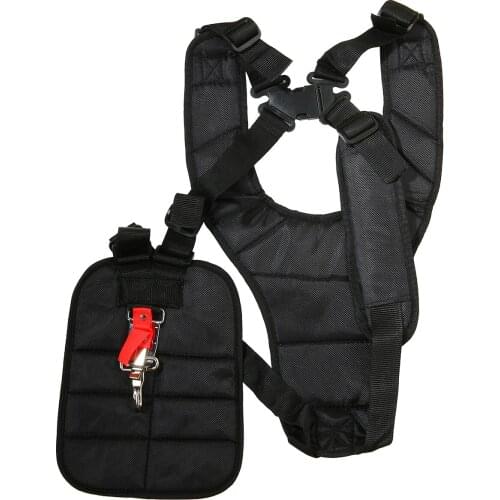 Black Strimmer Padded Belt Nylon Double Shoulder Harness Strap Lawn Mower Straps Garden Tool Mayitr