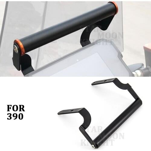 Phone Holder 22mm Handle Bar Bracket For 390 2017 2018 2019 Moto Accessories GPS Navigation Mount Bracket Plate
