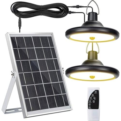 Double Head 112 LED Solar Light Waterproof Outdoor Solar Lamp Motion Sensor Solar Shed Light For Courtyard Garden Yard Garage