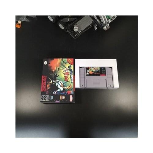 Earthworm Jim - Action Game Card US Version with Retail Box