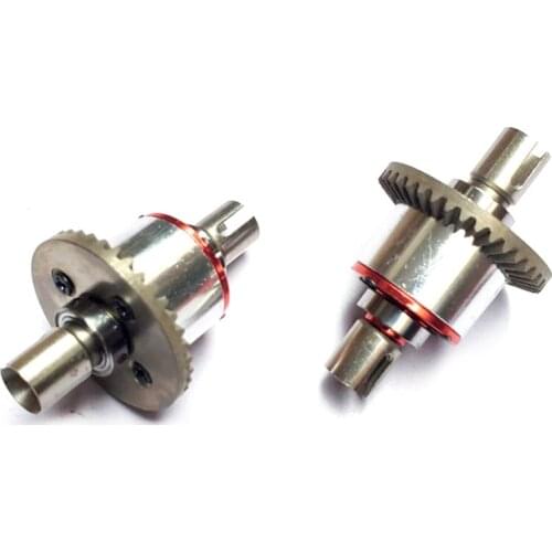 FBIL-2Pcs Full Metal All-Metal Differential Gear Upgrade Parts for Wltoys 144001 124019 124018 RC Car Spare Accessories