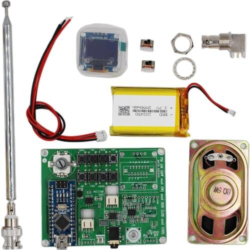 FM Radio Receiver 3.5mm Audio Output Electronic Kit DIY & Lithium Battery