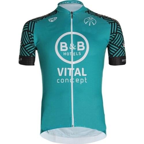 LASER CUT 2020 B&B Hotel VITAL CONCEPT TEAM BLUE ONLY Mens Cycling Jersey Short Sleeve Bicycle Clothing Ropa Ciclismo