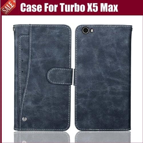 Hot Sale! Turbo X5 Max Case High Quality Flip Leather Phone Case Protective Cover For Turbo X5 Max Case With Card Slots