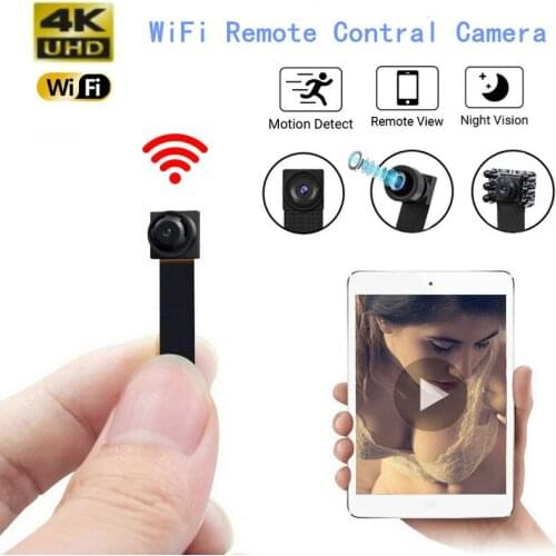 HD 4K DIY Portable WiFi IP Mini Camera P2P Wireless Motion Detect Camcorder Night Vision RemoteView Webcam Suport Hidden Tf Card