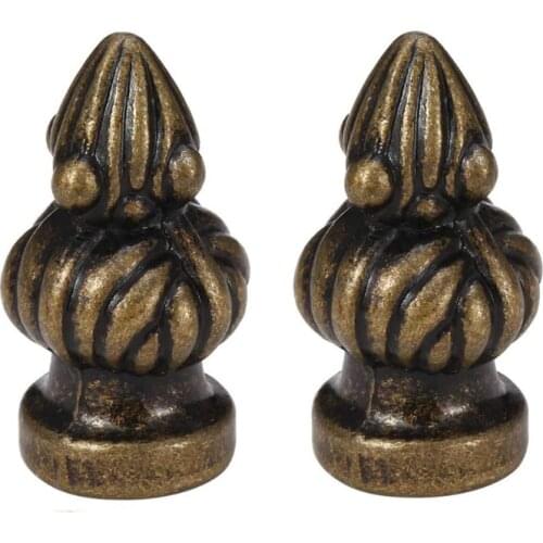 Creative Solid Metal Finial for Lampshade Retro Bronze Knob Lampshade Light Replacement Lighting Accessories Finials