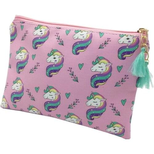 M460 Cute Cartoon Women Cloth Bag Fashion Unicorn Design Hand Bag Student Girl Women Gift Wholesale