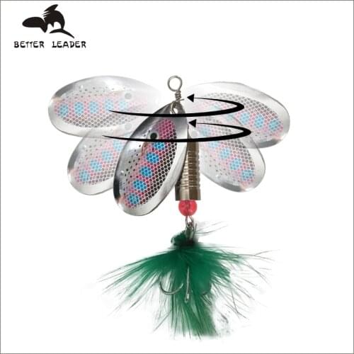 1pcs Metal Fishing Lure Bass Lure Wobblers Spinner Fishing Baits Arttificial Bait Sea Hard Lures with Feather Swimbait Hooks