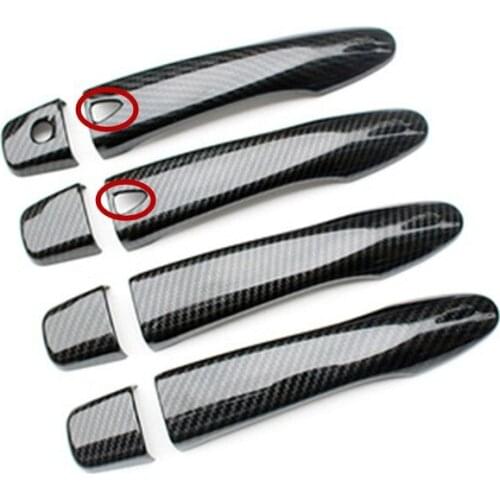 Carbon fiber ABS car Door Handle Cover Trim For Nissan X-Trail T32 2014-2021 Car styling