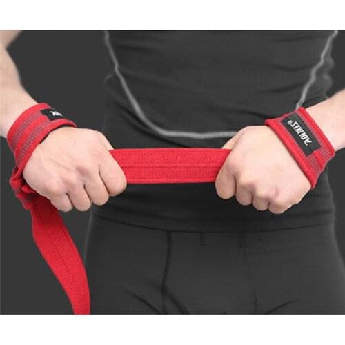 New Padded Weight Lifting Straps Training Gloves Hand Wrist Wraps Grip Band Gym Fitness Sport Equipment Accessorie