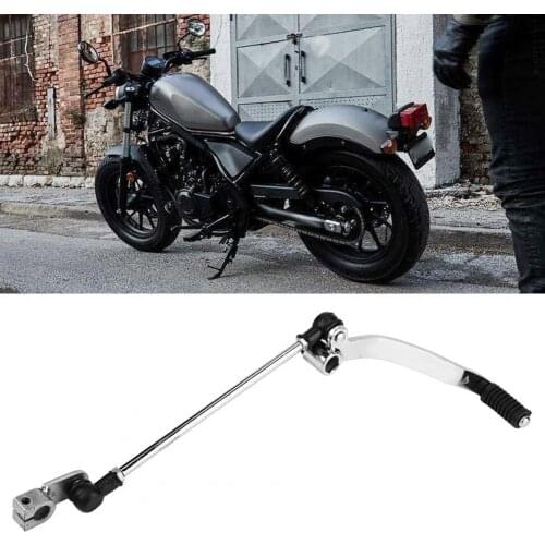 Silver Color Practical Motorcycle Folding Shift Lever Stainless Steel Gear Lever Shifter Stable Performance