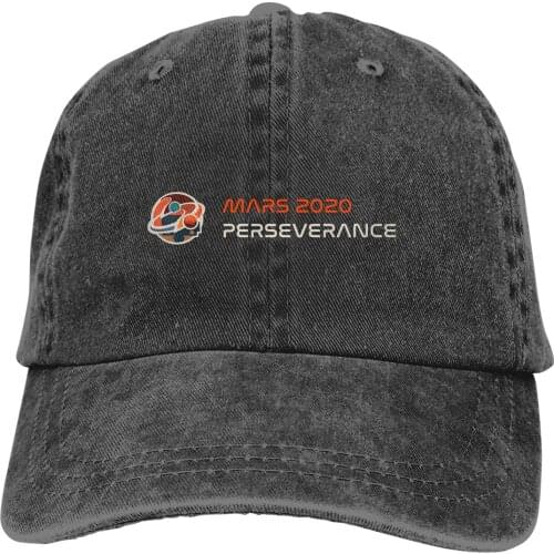 Adjustable Solid Color Baseball Cap Perseverance - Mars 2020 Washed Cotton Mars 2020 Occpy Mars Sports Woman Hat
