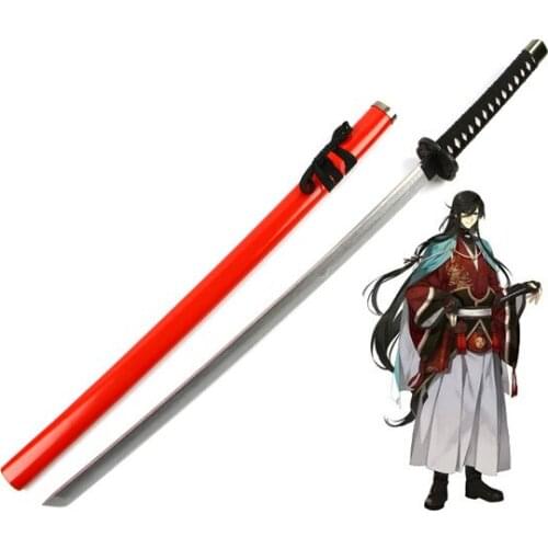 Touken Ranbu Online Izuminokami kanesada Cosplay Wooden Sword Samurai Katana Game Character Cosplay Blade Birthday Halloween
