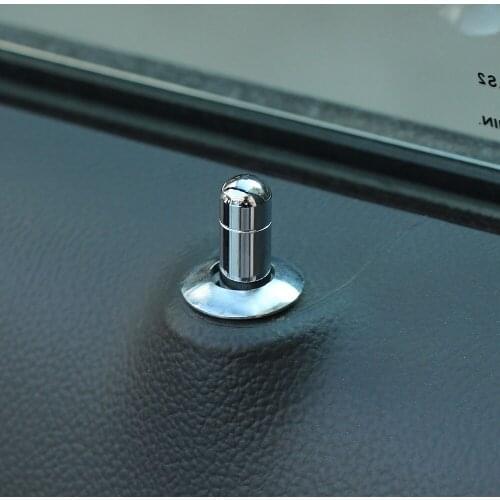 Alloy Car Door Lock Stick Pin Cap Cover Trim For Chevrolet Cruze Trax Malibu Mokka For Opel ASTRA J Insignia Sedan Sport Tourer