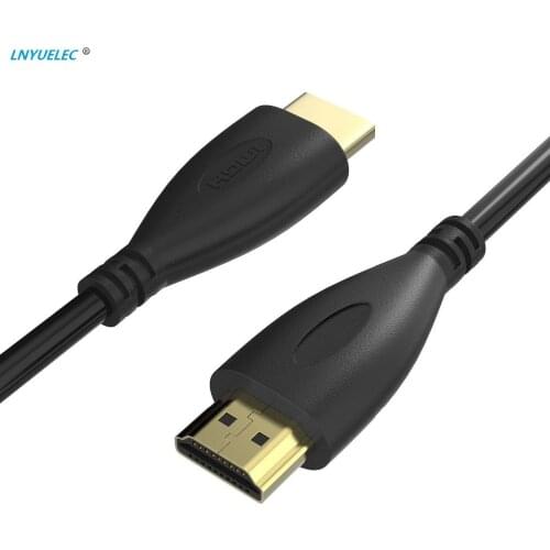 LNYUELEC R-model HDMI Cable video cables gold plated 1.4 1080P 3D Cable for HDTV splitter switcher 0.5m 1m 1.5m 2m 3m 5m 10m
