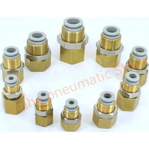 Outer Screw Straight Pipe Quick Insert Joint Pneumatic Components KQ2E04-01A/02A,KQ2E06-01A/02A03A
