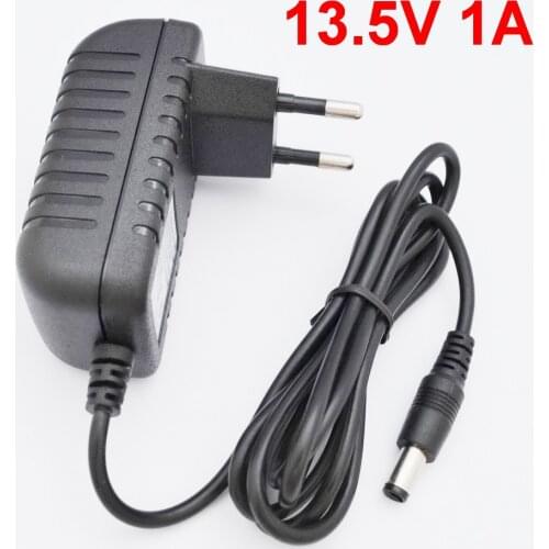 1PCS 13.5V 1A AC 100V-240V Converter Adapter DC 13.5V 1A 1000mA Power Supply EU Plug 5.5mm x 2.1mm-2.5mm