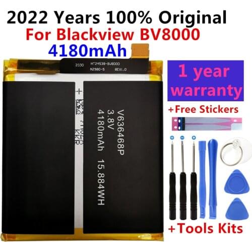 100% New Original 4180mAh Battery For Blackview BV8000 Waterproof Smart Mobile Phone li-ion Battery For Blackview BV8000 Pro