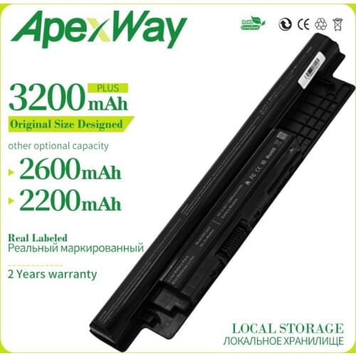 Apexway Laptop Battery For Inspiron 14 14R 15 15R 17 For Dell X29KD 4WY7C 68DTP 9K1VP 0MF69 T1G4M TT5W V1YJ7 V8VNT VR7HM W6XNM