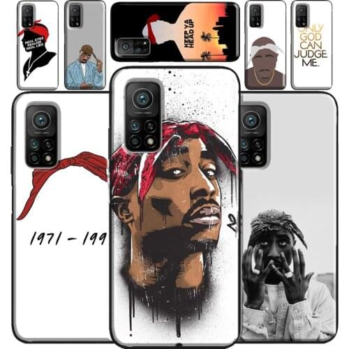 2Pac TuPac Shakur For Xiaomi Mi 11 Case Cover Note 10 Lite 10T Phone Cover For Poco X3 Pro M3 F1 F2 F3 Case