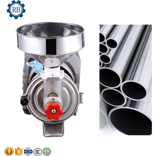 Horizontal mini household sesame sauce grinder peanut butter grinding making machine peanut paste colloid mill maker machine