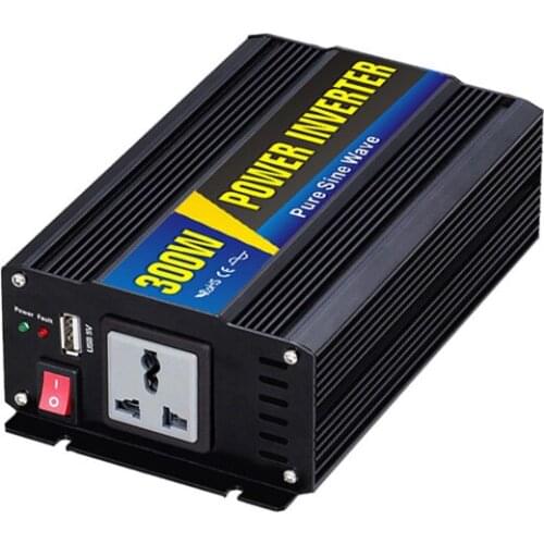 DC/AC 300W 12v/24v/48v pure input sine wave power inverter to110v 220v 230v 50/60hz inverter