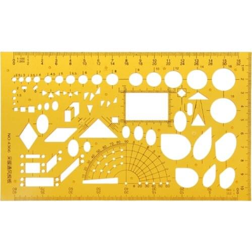 K Resin Heating Ventilation Design Drawing Template Ruler Measuring Tool Student U4LD