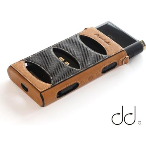 DD ddHiFi C-M15 Leather Protective Case for FiiO M15 Music Player with free Knob Cover and Lanyard