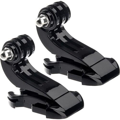2PCS J-Hook Buckle Surface Mount For Gopro Accessories For GoPro Hero 4 3 Xiaomi Yi SJCAM SJ4000 SJ5000 SJ7000 Action Camera