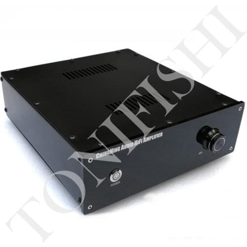 TDA7293 6N11 tube buffer pre-amplifier, with speaker protection, desktop computer power amplifier, output power: 70WX2