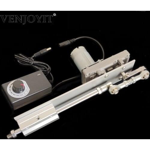 Reciprocating Cycle Linear Actuator DC 24V Gear Adjustable Telescopic Motor DIY Motor With Speed Controller Stroke 3-15CM