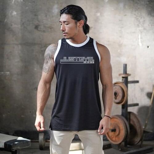 Gyms Brand Fashion Fitness Mens Tank Top Clothing Bodybuilding Stringer Muscle Vest Workout Just Gym Sportswear Undershirt