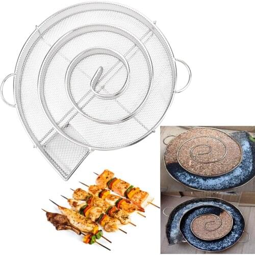 New Smoker Wood Dust Hot Steel Barbecue Grill Smoker Salmon Bacon Fish Mini Apple Wood Chip Smoking Box Cold Smoke Generator