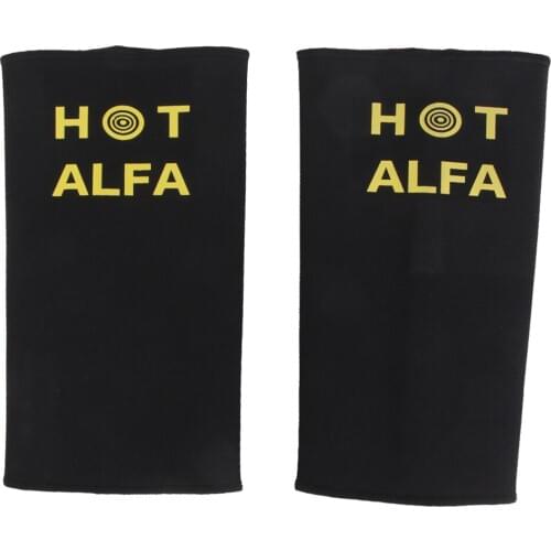 Pair of Women Lady Girls Sauna Arm Shaper Slimmer Sleeve Wraps Black