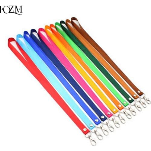 Hanging Neck Rope Lanyard For Mobile Phone Straps Camera USB Holder ID Pass Card Name Badge Holder Keys Metal Clip