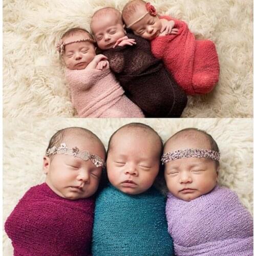 Newborn photography props Cotton Photo Wrap Cloth fotografie achtergronden for infant accessoire photographie Receiving Blankets