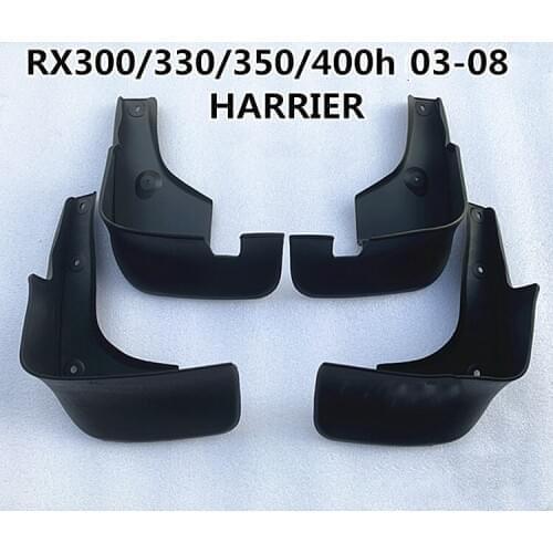 RQXR Car Fender Flares Arch Wheel Eyebrow Protector/mudguard Sticker for Lexus RX300 RX330 RX350 RX400h 2003-2008