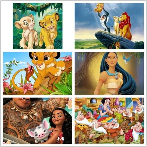 Diy Diamond Embroidered Mosaic Disney Snow White And The Seven Dwarfs Diamond Painting Cross Stitch Rhinestone Gift Home Decor