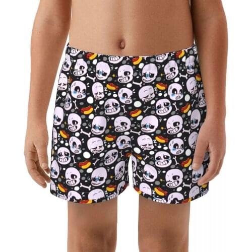 Undertale Multi Prints boy Elastic Swimming Trunk Swimwear Beach Swim Sport Short Surfing Summer Swimsui Shorts Bathing Suit