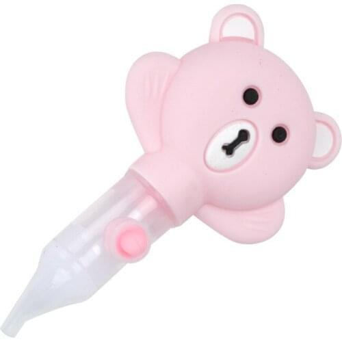 BPA Free Silicone Baby Nasal Aspirator Safe And Odorless Newborn Nasal Suction Device Pump Type Anti-backflow Nose Washing Tools