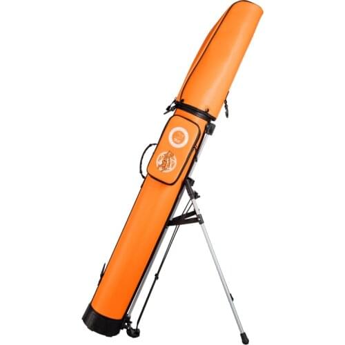 JIADIAONI Outdoor Fishing Bags Waterproof Fishing Tackle Fishing Rod Bag Storage Case Resistant PU Leather