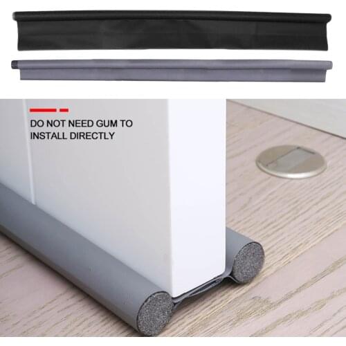 96cm Twin Door Draft Stoppers Seal Strip Waterproof Foam Draught Excluder Noise Door Bottom Window Seal Draft Strip