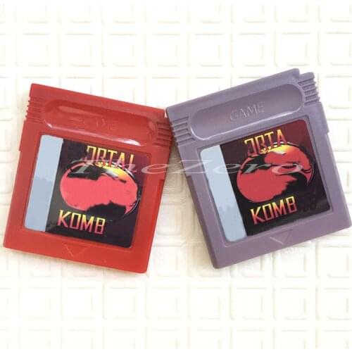Video Game for 16 Bit Cartridge Game Console Card Super MortKomb Red Gary Shell