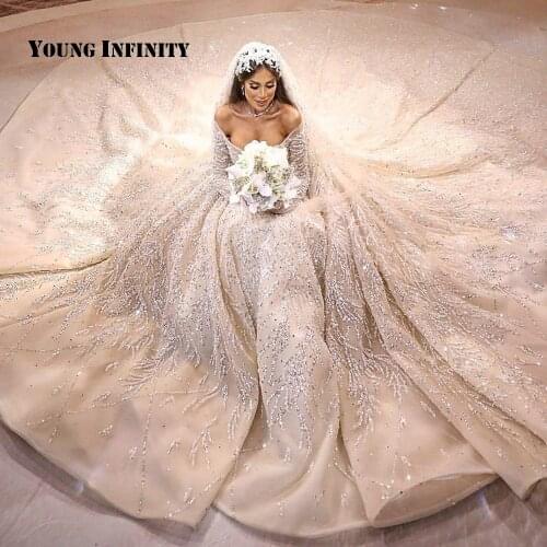 Young infinity V-neck Wedding Dresses