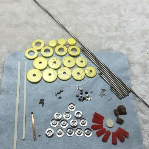 1 set Flute repair parts screws,parts +17 Open Holes Flute pads