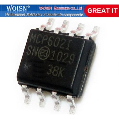 10PCS MCP602T-E / SN MCP602TE / MCP602-I/SN SOP8 Amplifier new original In Stock